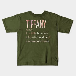 Tiffany Girl Name Definition Kids T-Shirt